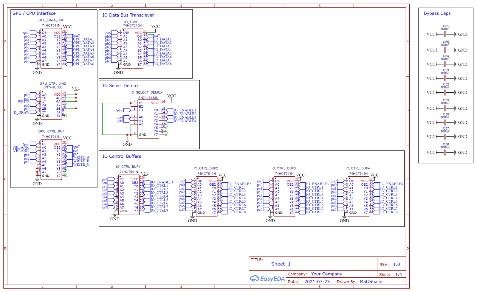 IO controller schematic